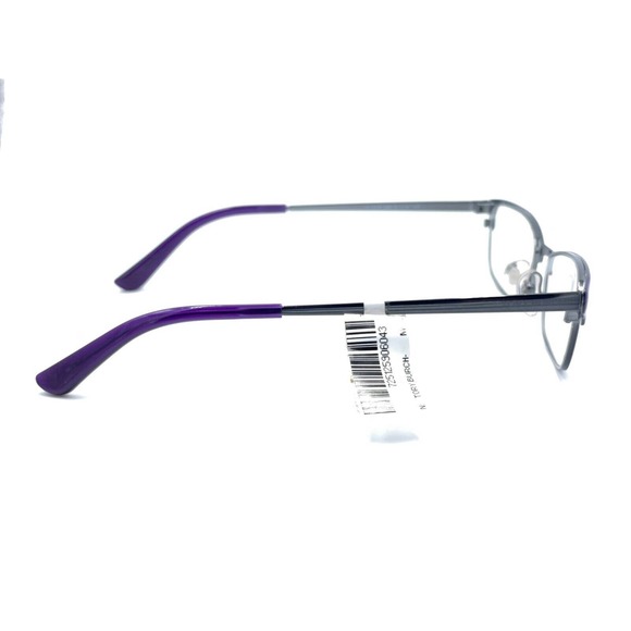 Tory Burch TY1036 490 Purple Gray Rectangular Eyeglasses Frames 51-16 140 Women - Picture 4 of 12